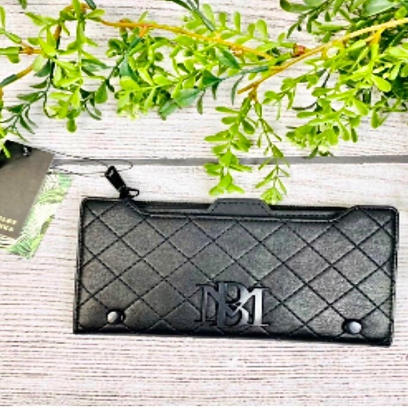 Badgley Mischka NEW Black Ladies Wallet - Picture 4 of 14